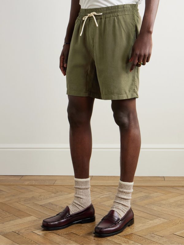 Dogtown Straight-Leg TENCEL™ Lyocell Drawstring Shorts - FR Dogtown Straight-Leg TENCEL™ Lyocell Drawstring Shorts - FR