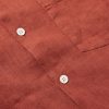 Camp-Collar Linen Shirt - CU