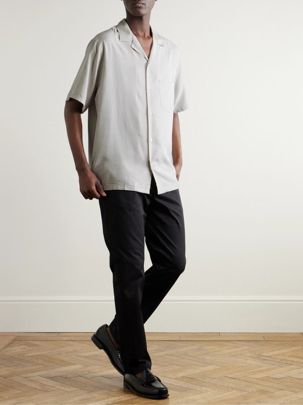 Dogtown Convertible-Collar TENCEL™ Lyocell Shirt - OU Dogtown Convertible-Collar TENCEL™ Lyocell Shirt - OU