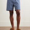 Straight-Leg Organic Cotton-Blend Jacquard Drawstring Shorts - FR