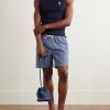 Straight-Leg Organic Cotton-Blend Jacquard Drawstring Shorts - OU