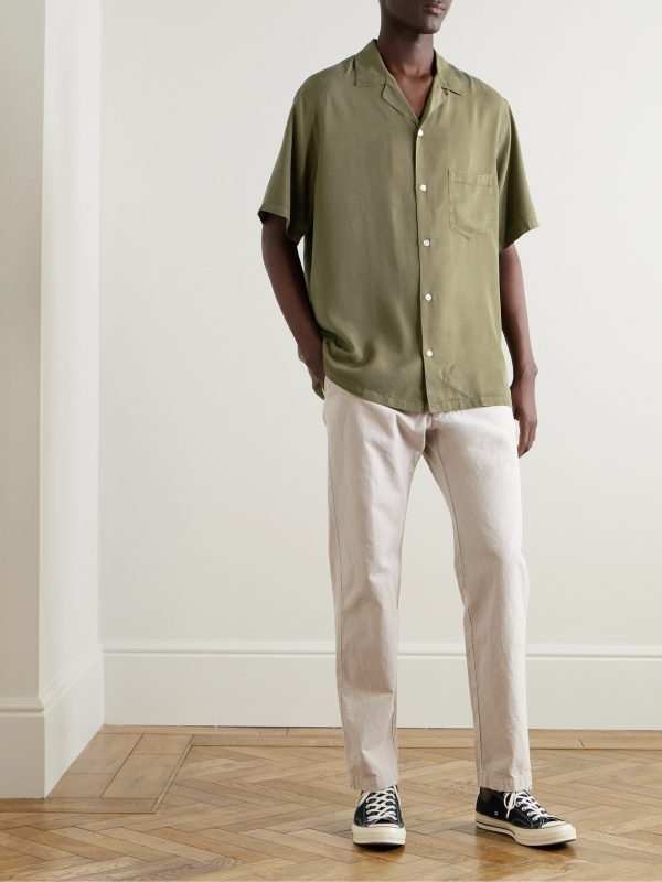 Dogtown Convertible-Collar TENCEL™ Lyocell Shirt - OU