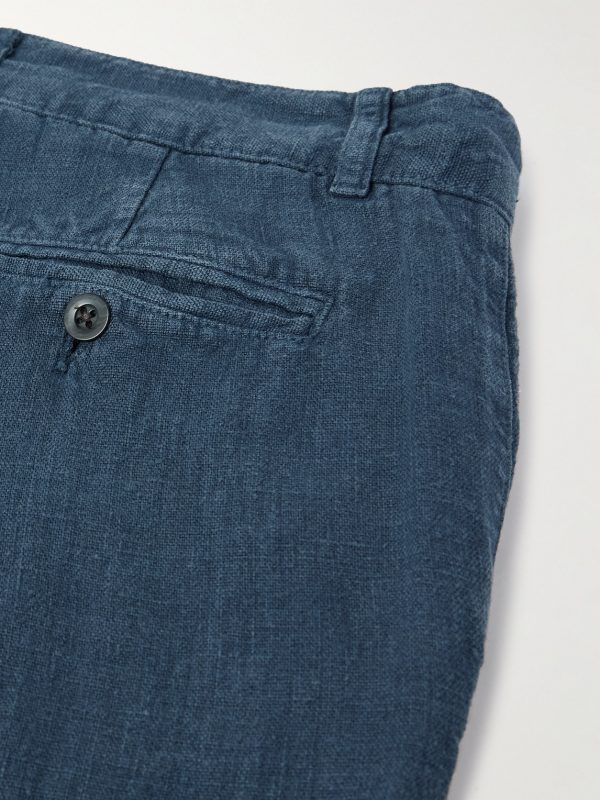 Straight-Leg Linen Trousers - CU Straight-Leg Linen Trousers - CU