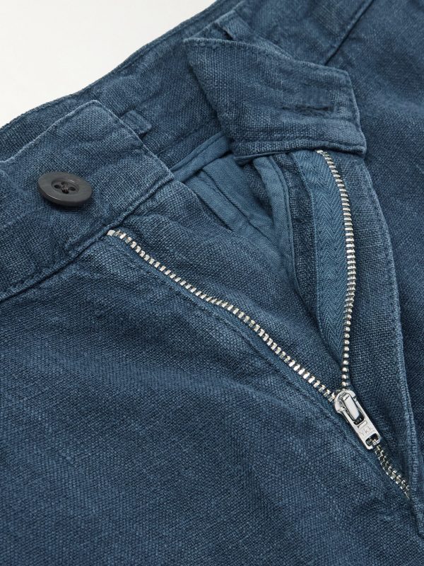 Straight-Leg Linen Trousers - E1 Straight-Leg Linen Trousers - E1