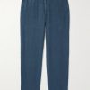 Straight-Leg Linen Trousers Straight-Leg Linen Trousers
