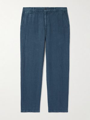 Straight-Leg Linen Trousers Straight-Leg Linen Trousers