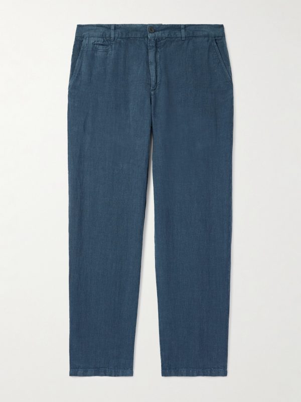 Straight-Leg Linen Trousers Straight-Leg Linen Trousers