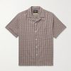 Convertible-Collar Cotton-Blend Jacquard Shirt Convertible-Collar Cotton-Blend Jacquard Shirt