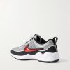 Air Zoom Spiridon Rubber-Trimmed Mesh Sneakers - BK Air Zoom Spiridon Rubber-Trimmed Mesh Sneakers - BK