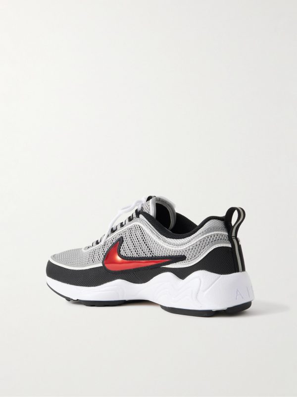 Air Zoom Spiridon Rubber-Trimmed Mesh Sneakers - BK Air Zoom Spiridon Rubber-Trimmed Mesh Sneakers - BK