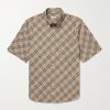Slim-Fit Button-Down Collar Checked Cotton Oxford Shirt Slim-Fit Button-Down Collar Checked Cotton Oxford Shirt