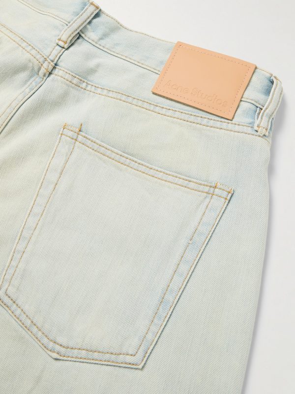 + Kappa Straight-Leg Webbing-Trimmed Jeans - CU + Kappa Straight-Leg Webbing-Trimmed Jeans - CU