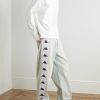 + Kappa Straight-Leg Webbing-Trimmed Jeans - OU + Kappa Straight-Leg Webbing-Trimmed Jeans - OU