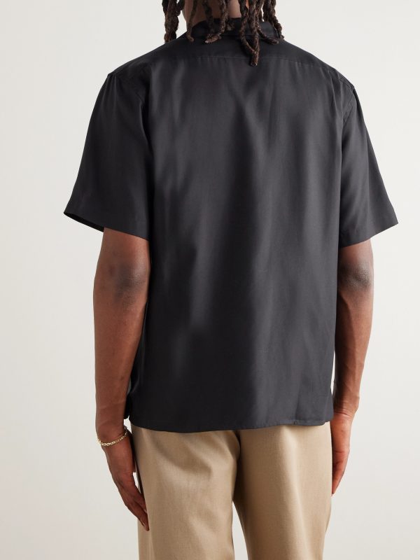 Vacation Convertible-Collar TENCEL™ Shirt - BK