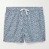 Charles Slim-Fit Mid-Length Floral-Print Swim Shorts