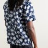 Vacation Convertible-Collar Printed TENCEL™ Lyocell Shirt - BK Vacation Convertible-Collar Printed TENCEL™ Lyocell Shirt - BK