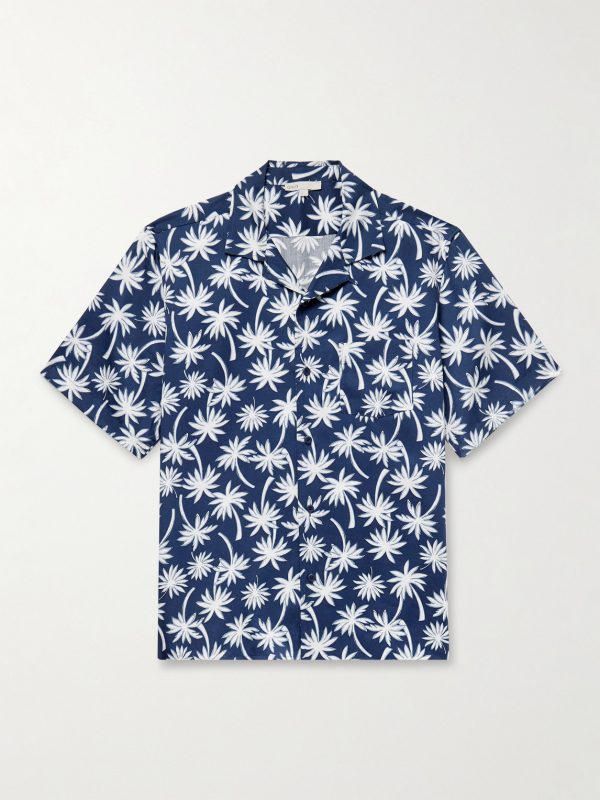 Vacation Convertible-Collar Printed TENCEL™ Lyocell Shirt Vacation Convertible-Collar Printed TENCEL™ Lyocell Shirt