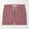 Slim-Fit Mid-Length Printed Swim Shorts Slim-Fit Mid-Length Printed Swim Shorts