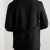 Wool-Blend Twill Peacoat - BK