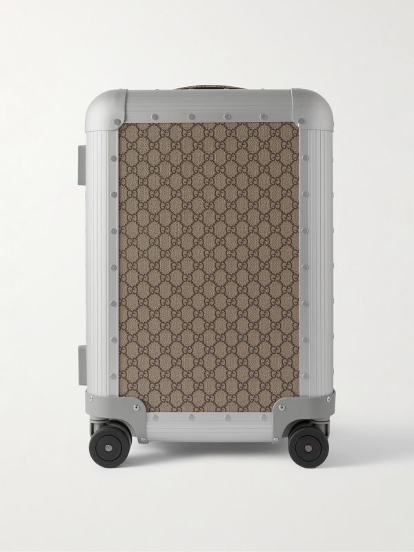 + FPM Milano 53cm Monogrammed Coated-Canvas and Aluminium Suitcase + FPM Milano 53cm Monogrammed Coated-Canvas and Aluminium Suitcase