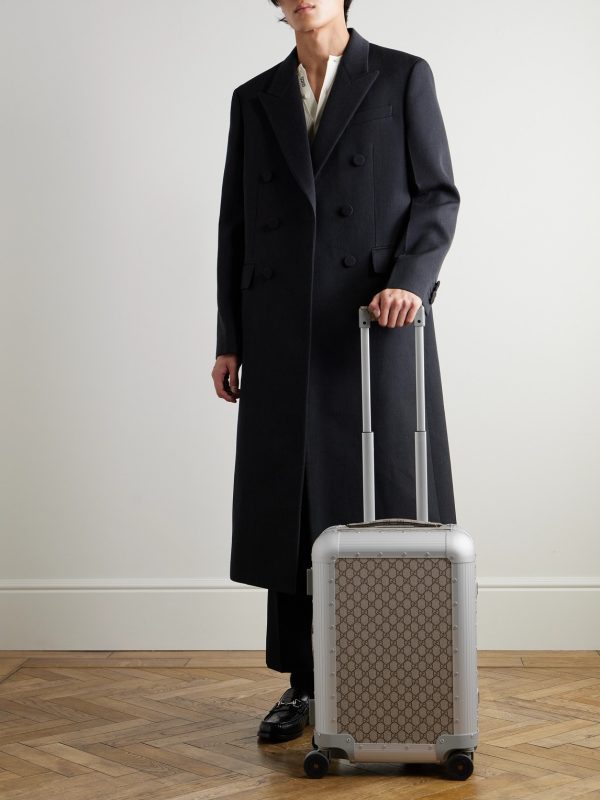 + FPM Milano 53cm Monogrammed Coated-Canvas and Aluminium Suitcase - OU + FPM Milano 53cm Monogrammed Coated-Canvas and Aluminium Suitcase - OU