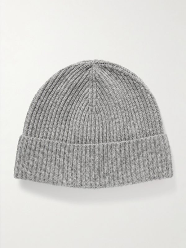 Cairn Ribbed Cashmere Beanie Cairn Ribbed Cashmere Beanie
