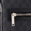 GG Leather-Trimmed Monogrammed Supreme Coated-Canvas Messenger Bag - CU