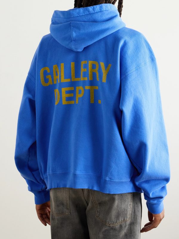 90's Oversized Logo-Print Cotton-Jersey Hoodie - BK 90's Oversized Logo-Print Cotton-Jersey Hoodie - BK