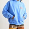 90's Oversized Logo-Print Cotton-Jersey Hoodie - FR