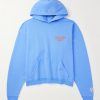 90's Oversized Logo-Print Cotton-Jersey Hoodie