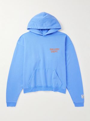 90's Oversized Logo-Print Cotton-Jersey Hoodie 90's Oversized Logo-Print Cotton-Jersey Hoodie