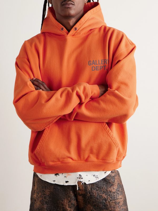 90's Oversized Logo-Print Cotton-Jersey Hoodie - FR 90's Oversized Logo-Print Cotton-Jersey Hoodie - FR