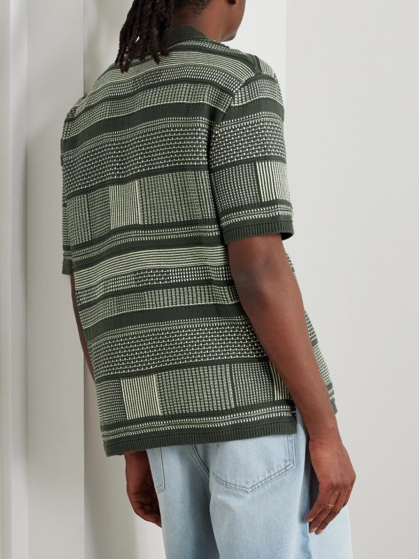 Striped Organic Cotton Shirt - BK