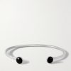 Sterling Silver Obsidian Cuff Sterling Silver Obsidian Cuff