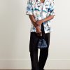 Te Ika A Maui Camp Collar Printed Lyocell-Twill Shirt - OU