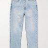 Tapahi Cropped Slim-Fit Straight-Leg Jeans Tapahi Cropped Slim-Fit Straight-Leg Jeans