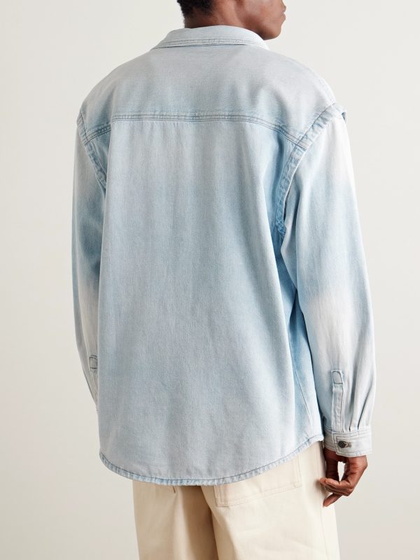 Nikora Convertible Denim Shirt - BK Nikora Convertible Denim Shirt - BK