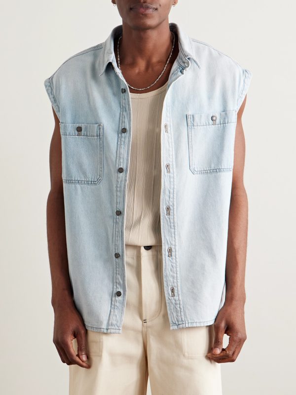 Nikora Convertible Denim Shirt - E1 Nikora Convertible Denim Shirt - E1