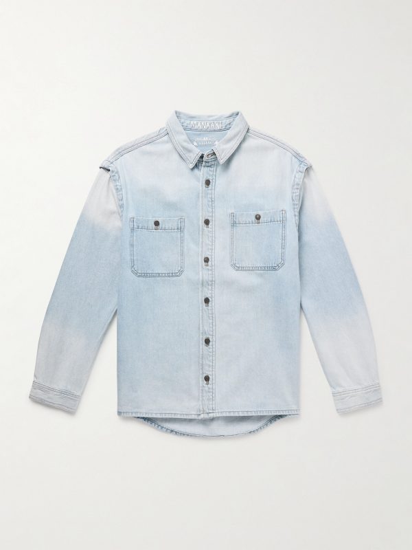 Nikora Convertible Denim Shirt Nikora Convertible Denim Shirt