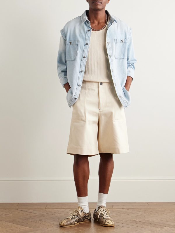 Nikora Convertible Denim Shirt - OU Nikora Convertible Denim Shirt - OU
