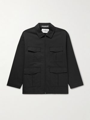 Raranga Cotton-Twill Jacket