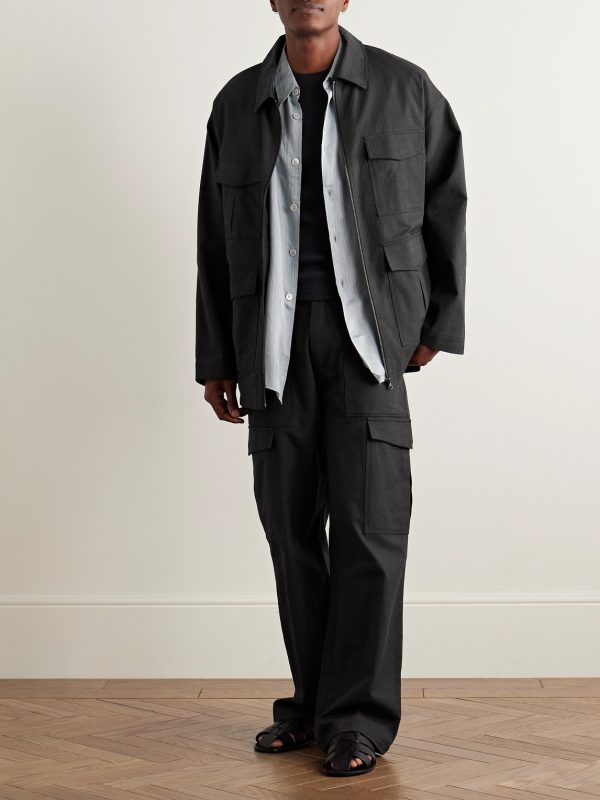 Raranga Cotton-Twill Jacket - OU