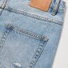 Tama Slim-Fit Straight-Leg Distressed Denim Shorts - CU Tama Slim-Fit Straight-Leg Distressed Denim Shorts - CU