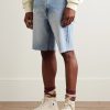 Tama Slim-Fit Straight-Leg Distressed Denim Shorts - FR Tama Slim-Fit Straight-Leg Distressed Denim Shorts - FR