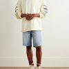 Tama Slim-Fit Straight-Leg Distressed Denim Shorts - OU Tama Slim-Fit Straight-Leg Distressed Denim Shorts - OU