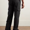 Raranga Straight-Leg Cotton-Twill Cargo Trousers - BK Raranga Straight-Leg Cotton-Twill Cargo Trousers - BK