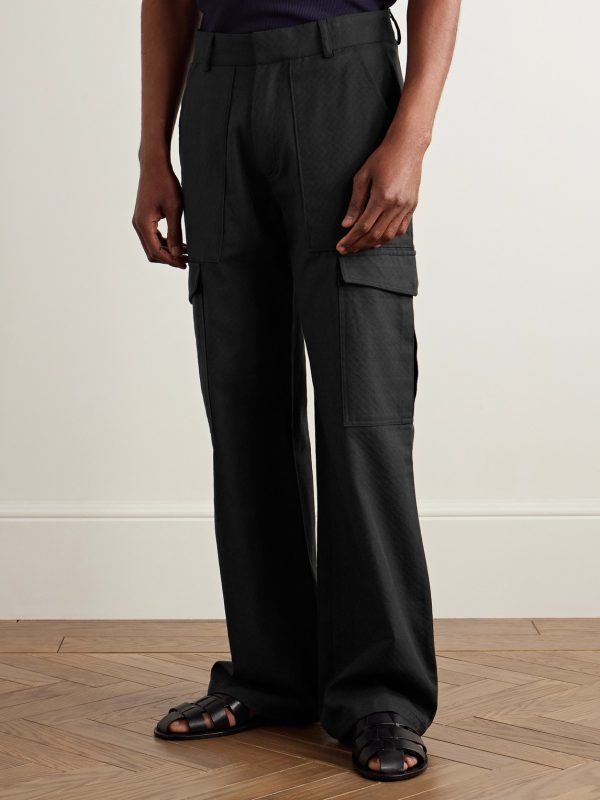 Raranga Straight-Leg Cotton-Twill Cargo Trousers - FR Raranga Straight-Leg Cotton-Twill Cargo Trousers - FR