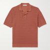 Textured-Cotton Polo Shirt Textured-Cotton Polo Shirt
