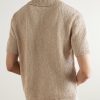 Slub Cotton Polo Shirt - BK Slub Cotton Polo Shirt - BK
