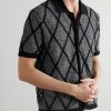 Jacquard-Knit Organic Cotton-Blend Terry Shirt - FR Jacquard-Knit Organic Cotton-Blend Terry Shirt - FR